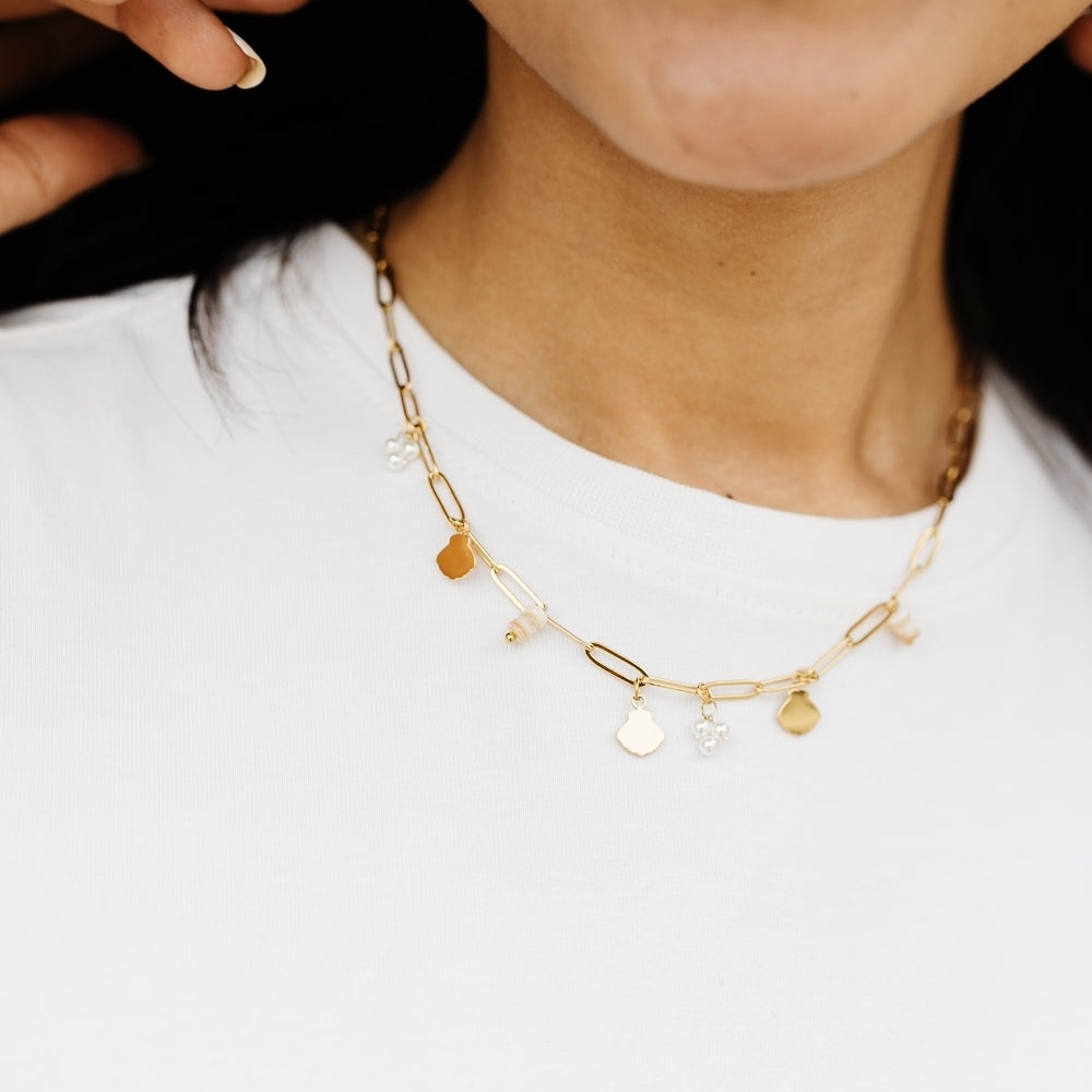 Gold Charm Necklace